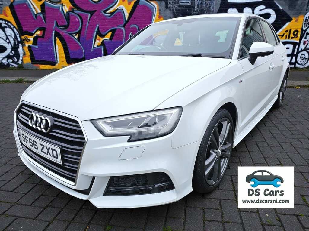 Audi A3 Hatchback SF66ZXD White #3