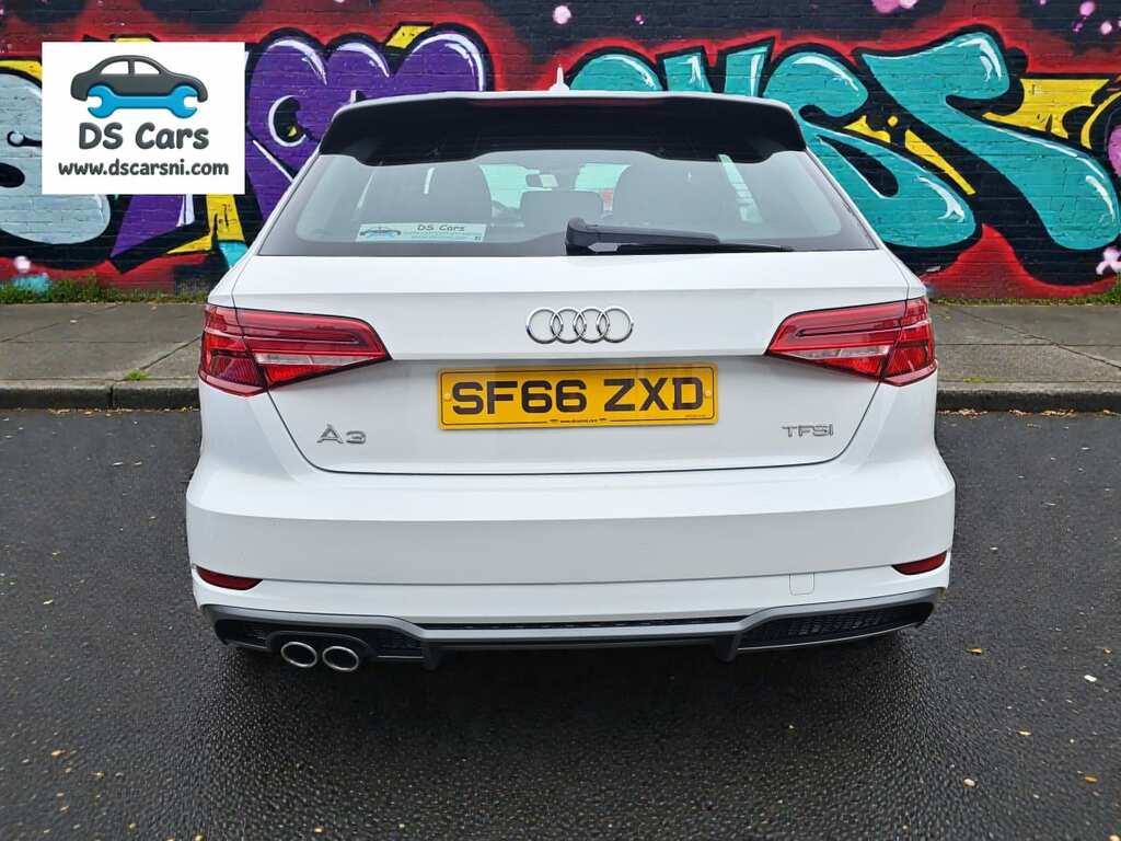 Audi A3 Hatchback SF66ZXD White #6
