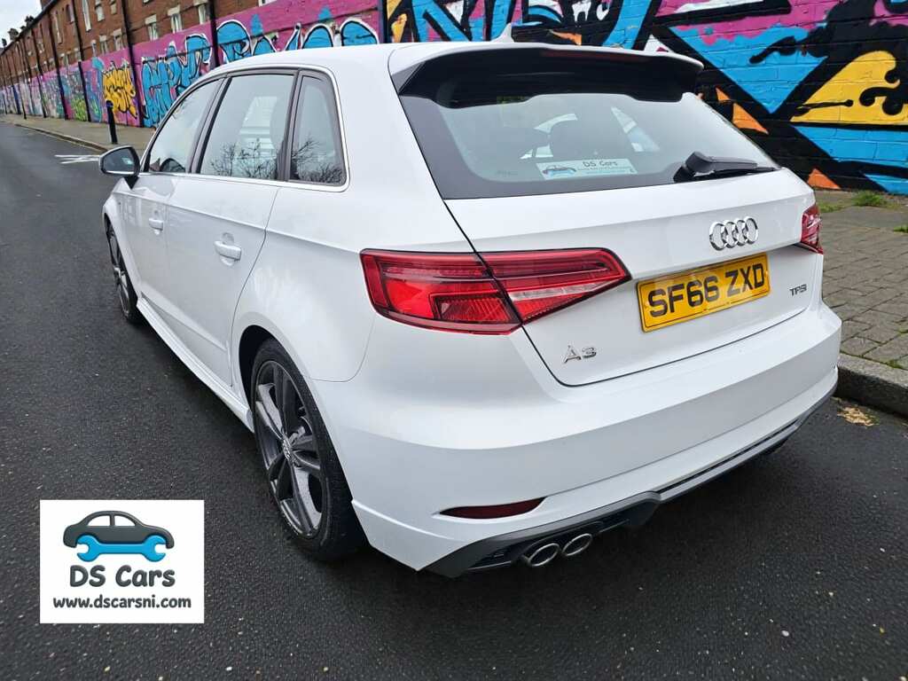Audi A3 Hatchback SF66ZXD White #5