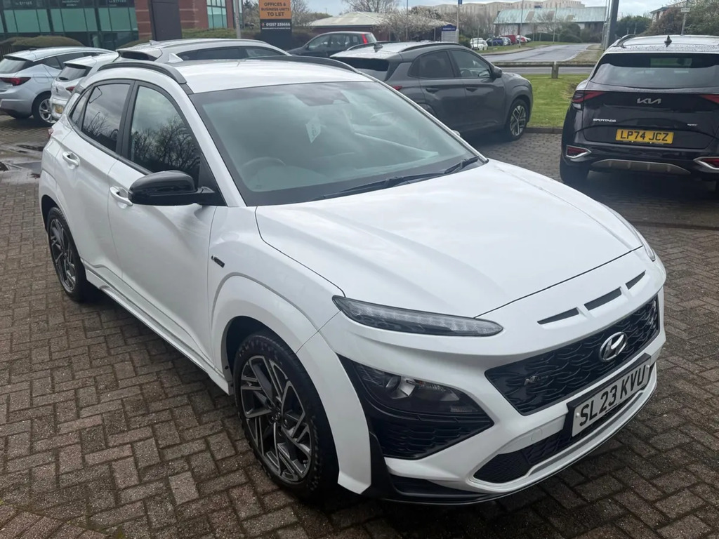 Hyundai Kona 1.0 Tgdi 48V Mhev N Line SL23KVU White #4
