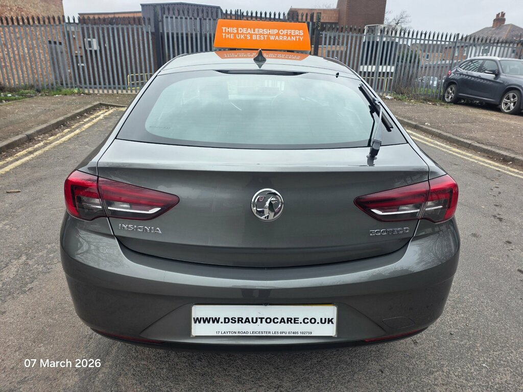 Vauxhall Insignia 1.6 Turbo D Ecotec Design Nav Grand Sport Dies VN18XJK Grey #5