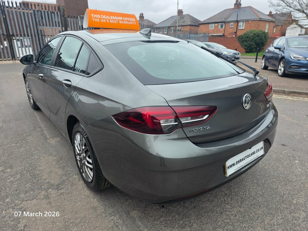 Vauxhall Insignia 1.6 Turbo D Ecotec Design Nav Grand Sport Dies VN18XJK Grey #6
