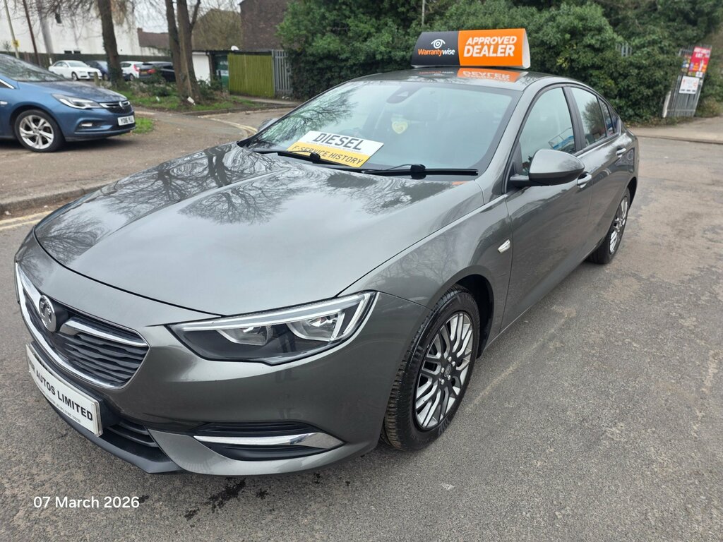 Vauxhall Insignia 1.6 Turbo D Ecotec Design Nav Grand Sport Dies Grey
