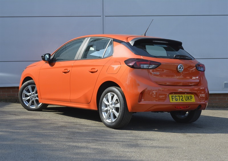 Vauxhall Corsa 1.2 Turbo Design Hatchback Euro FG72UKP Orange #4