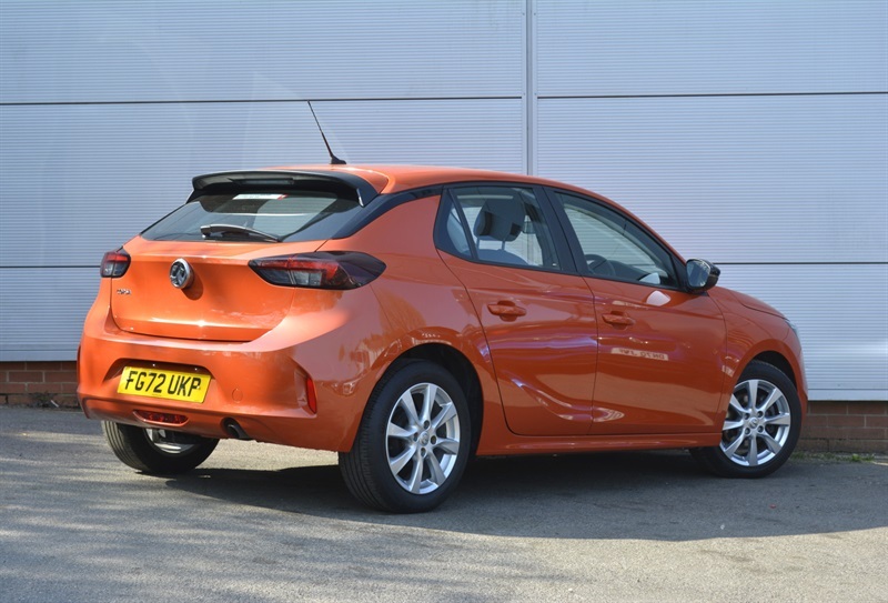 Vauxhall Corsa 1.2 Turbo Design Hatchback Euro FG72UKP Orange #6