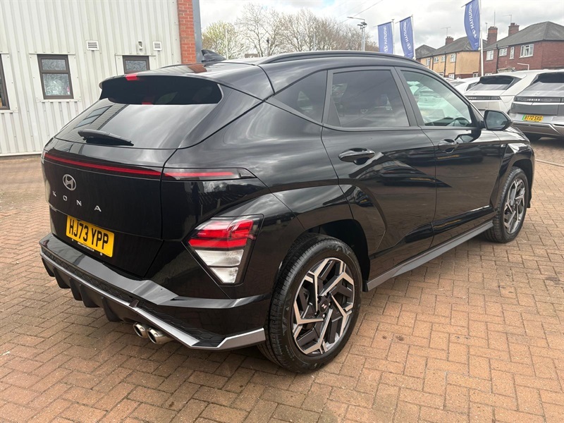 Hyundai Kona 1.0 T-gdi N Line Suv Dct Euro 6 Ss Black #3