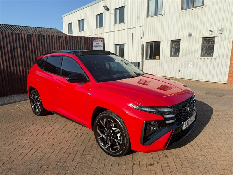 Hyundai Tucson 1.6 T-gdi N Line S Suv Hybrid Euro EA25AFJ Red #6