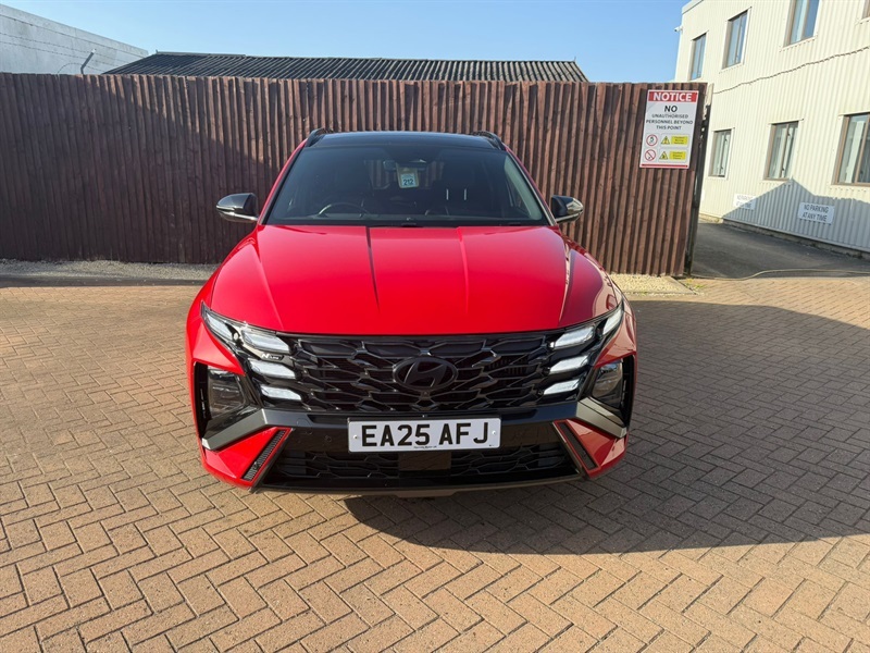 Hyundai Tucson 1.6 T-gdi N Line S Suv Hybrid Euro EA25AFJ Red #2