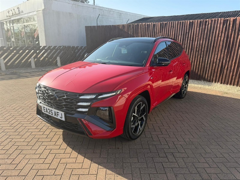 Hyundai Tucson 1.6 T-gdi N Line S Suv Hybrid Euro EA25AFJ Red #3