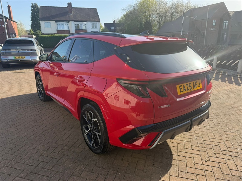 Hyundai Tucson 1.6 T-gdi N Line S Suv Hybrid Euro EA25AFJ Red #4
