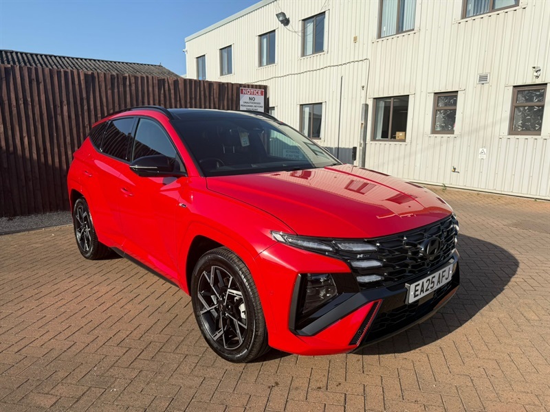 Hyundai Tucson 1.6 T-gdi N Line S Suv Hybrid Euro Red