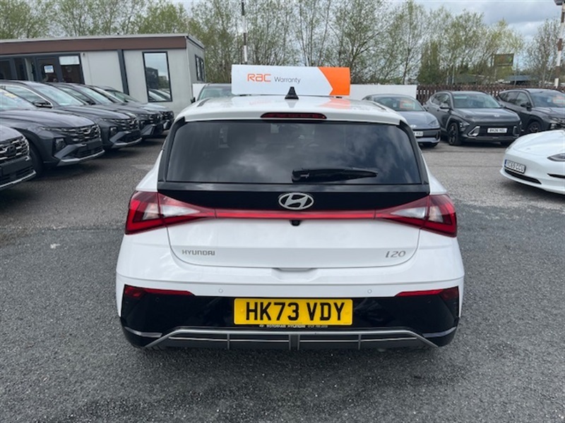 Hyundai I20 1.0 T-gdi Premium Hatchback Euro HK73VDY White #4
