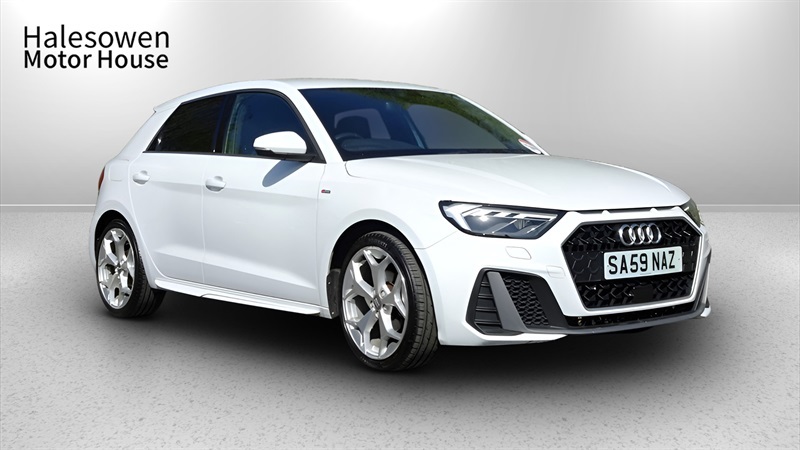 Audi A1 1.0 Tfsi 30 S Line Sportback Eur SA59NAZ White #2