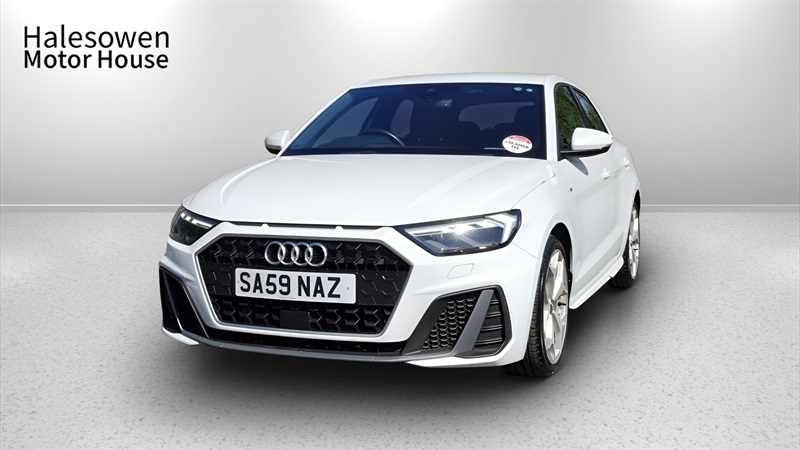 Audi A1 1.0 Tfsi 30 S Line Sportback Eur SA59NAZ White #6