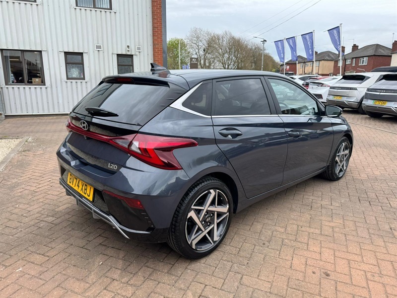 Hyundai I20 1.0 T-gdi Premium Hatchback Dct Euro 6 BV74XBJ Grey #3