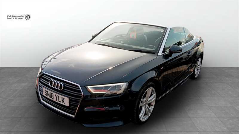 Audi A3 Cabriolet 1.6 Tdi S Line Convertible Euro Blue #2