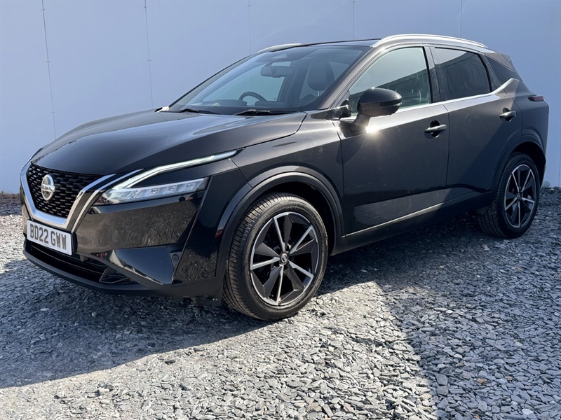 Nissan Qashqai 1.3 Dig-t Mhev Tekna Suv Hybrid BD22GWW Black #3