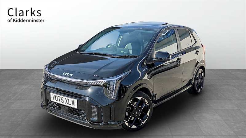 Kia Picanto 1.0 Gt-line S Hatchback Euro 6 VO75XLM Black #2