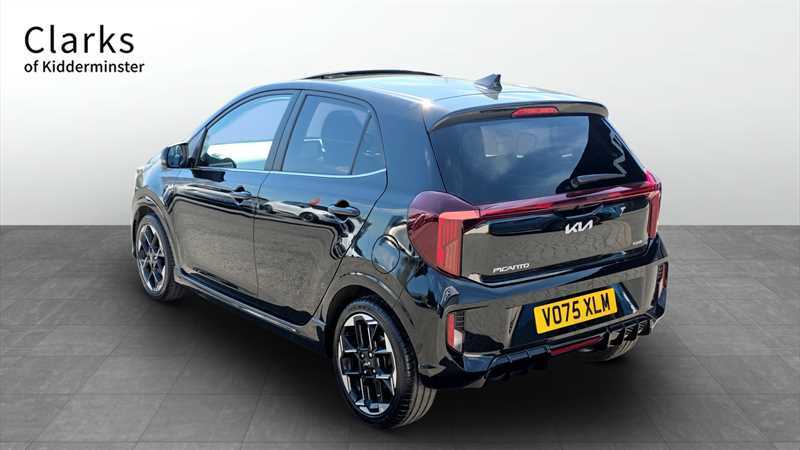 Kia Picanto 1.0 Gt-line S Hatchback Euro 6 VO75XLM Black #4
