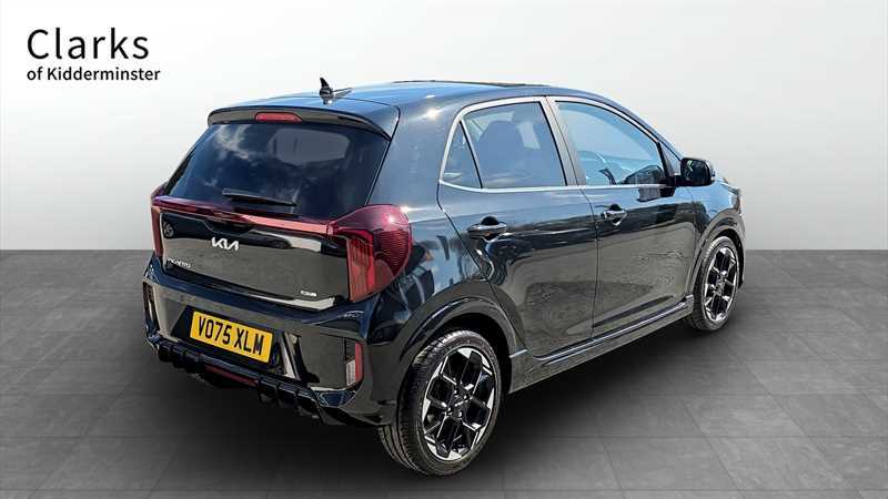 Kia Picanto 1.0 Gt-line S Hatchback Euro 6 VO75XLM Black #3