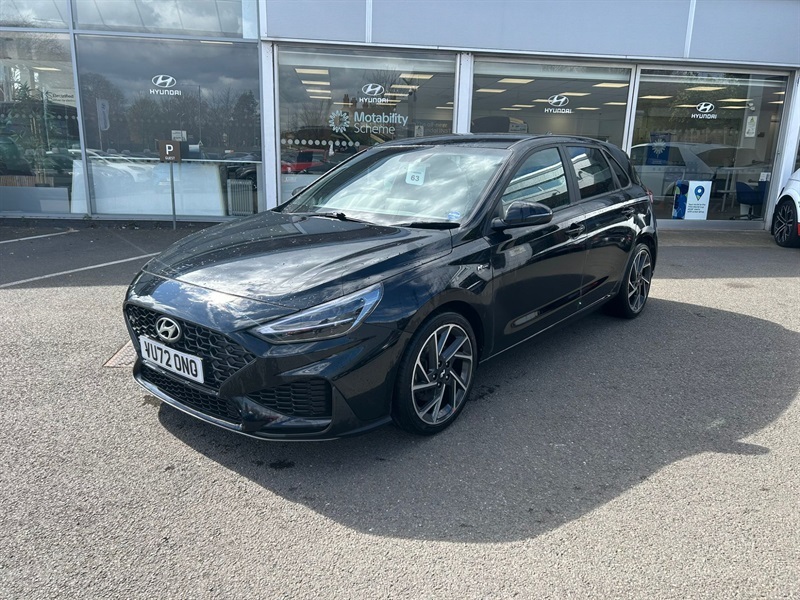Hyundai I30 1.5 T-gdi Mhev N Line Hatchback Hybrid Black #4