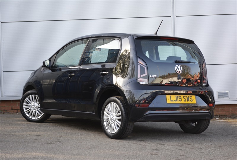 Volkswagen Up 1.0 Move Up Hatchback Euro 6 S LJ19SWS Black #4