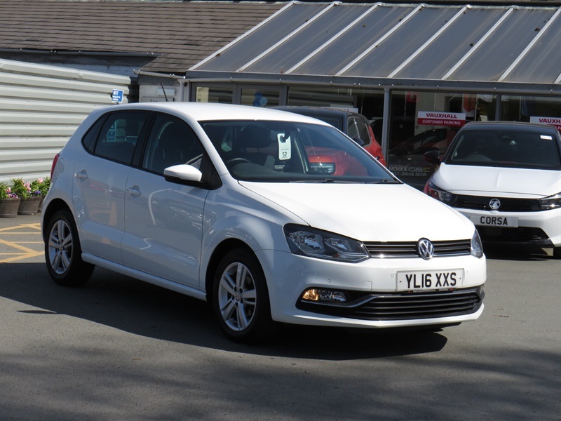 Volkswagen Polo 1.2 Tsi Bluemotion Tech Match Hatchback White