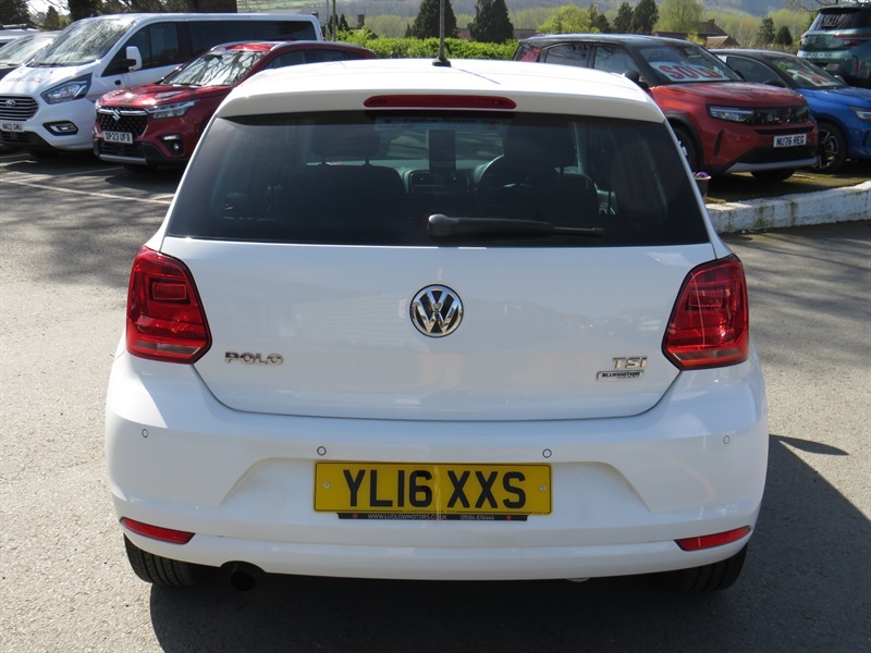Volkswagen Polo 1.2 Tsi Bluemotion Tech Match Hatchback YL16XXS White #5