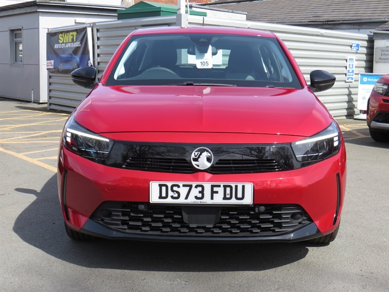 Vauxhall Corsa 1.2 Turbo Design Hatchback Euro DS73FDU Red #2
