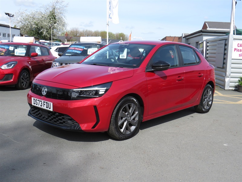 Vauxhall Corsa 1.2 Turbo Design Hatchback Euro DS73FDU Red #3
