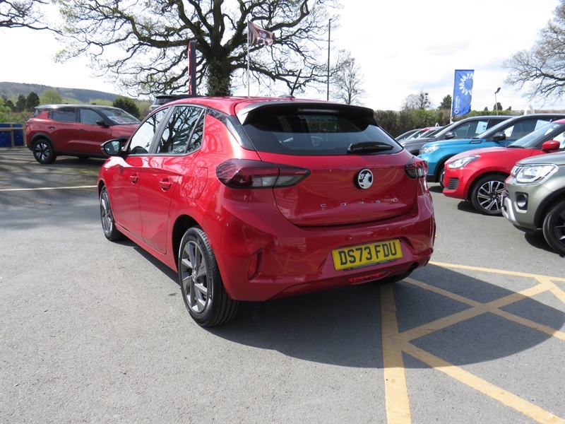 Vauxhall Corsa 1.2 Turbo Design Hatchback Euro DS73FDU Red #5
