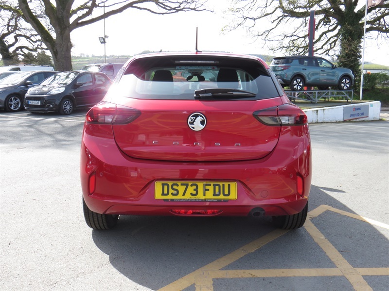 Vauxhall Corsa 1.2 Turbo Design Hatchback Euro DS73FDU Red #6