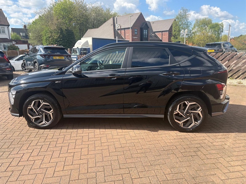 Hyundai Kona 1.6 H-gdi N Line S Suv Hybrid Dct Euro YP74RHO Black #6