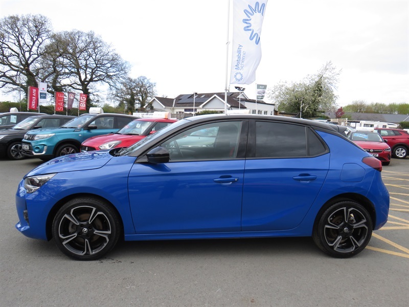 Vauxhall Corsa 1.2 Turbo Gs Line Hatchback Euro DU72ZBC Blue #4
