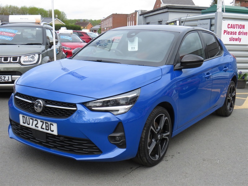 Vauxhall Corsa 1.2 Turbo Gs Line Hatchback Euro DU72ZBC Blue #3
