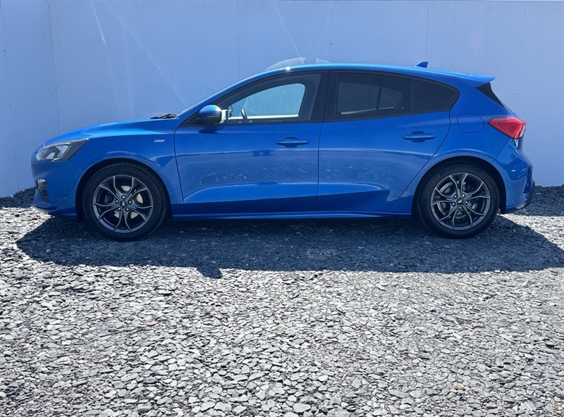 Ford Focus 1.0T Ecoboost St-line Hatchback BF69VNJ Blue #4