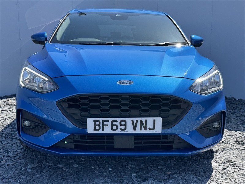 Ford Focus 1.0T Ecoboost St-line Hatchback BF69VNJ Blue #2