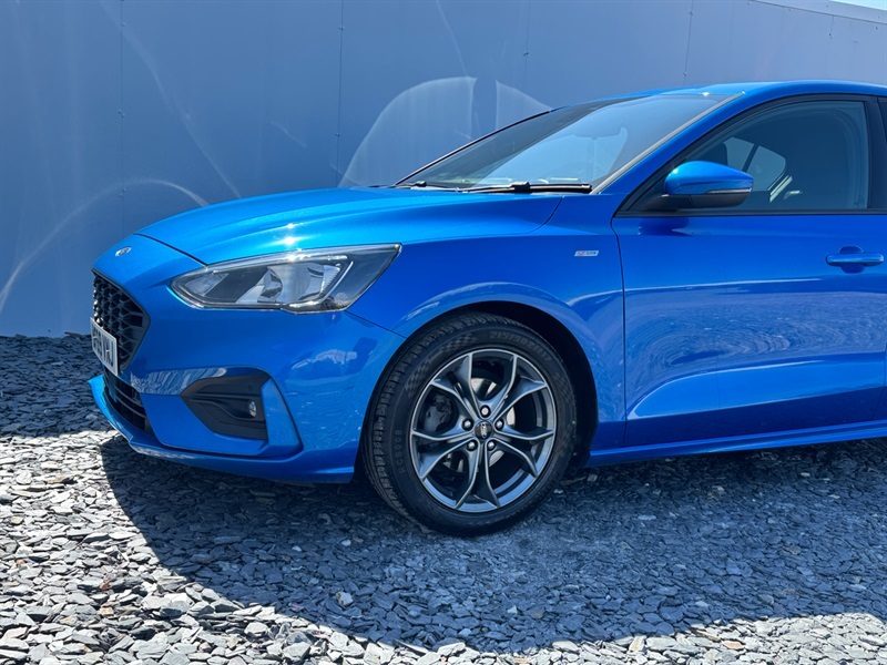 Ford Focus 1.0T Ecoboost St-line Hatchback BF69VNJ Blue #5