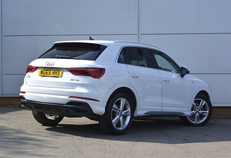 Audi Q3 2.0 Tdi 35 S Line Suv S Tronic Euro 6 WG69HHS White #6