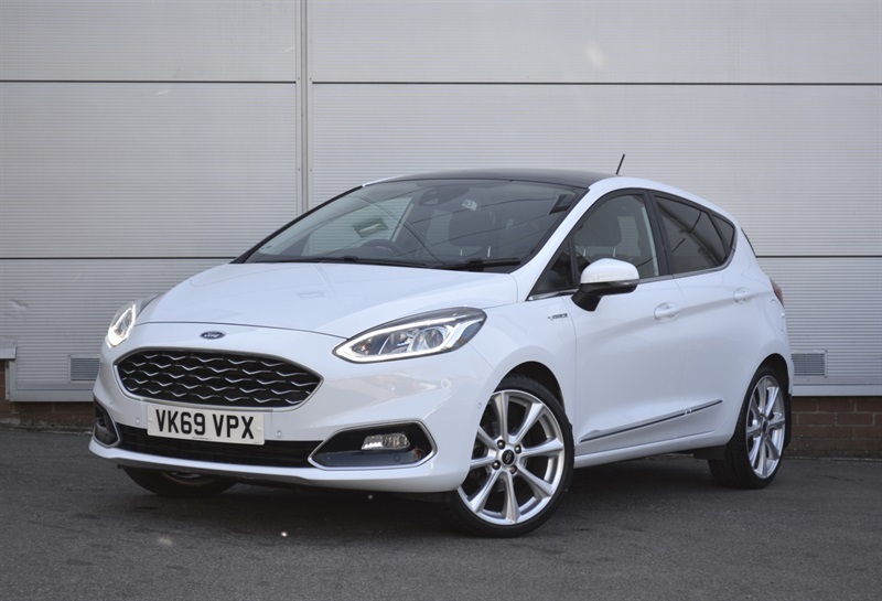 Ford Fiesta 1.0T Ecoboost Gpf Vignale Hatchback Aut VK69VPX White #2