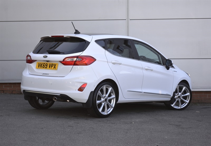 Ford Fiesta 1.0T Ecoboost Gpf Vignale Hatchback Aut VK69VPX White #6