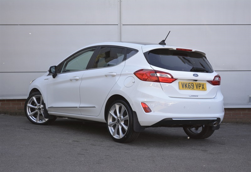 Ford Fiesta 1.0T Ecoboost Gpf Vignale Hatchback Aut VK69VPX White #4