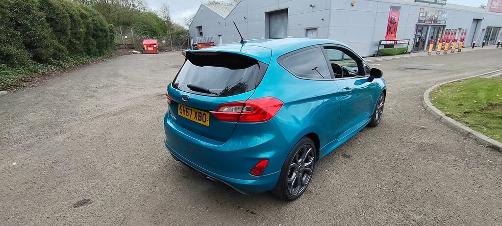 Ford Fiesta 1.0L St-line T Hatchback Euro 6 SH67XBO Blue #5