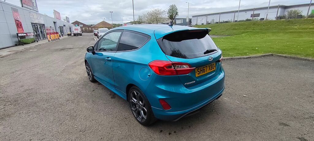 Ford Fiesta 1.0L St-line T Hatchback Euro 6 SH67XBO Blue #3