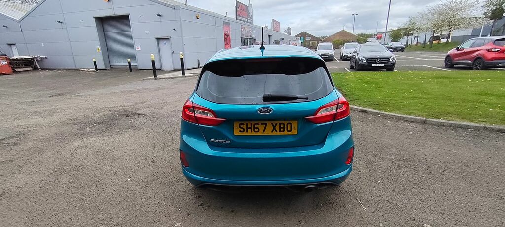 Ford Fiesta 1.0L St-line T Hatchback Euro 6 SH67XBO Blue #4