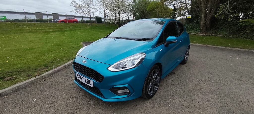Ford Fiesta 1.0L St-line T Hatchback Euro 6 Blue