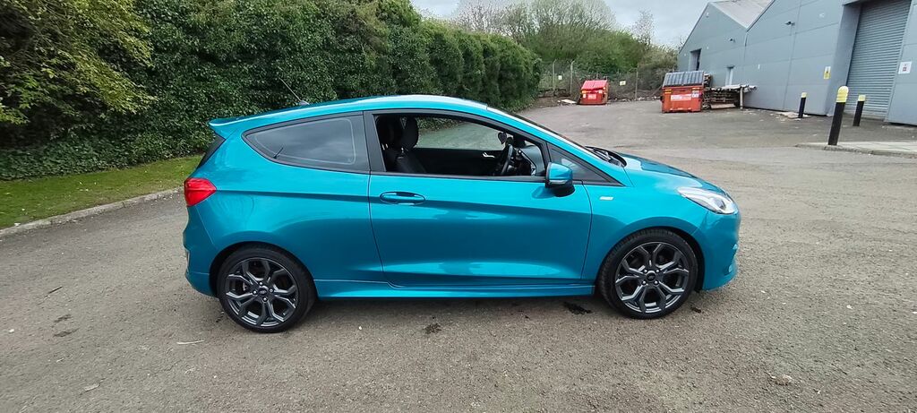 Ford Fiesta 1.0L St-line T Hatchback Euro 6 SH67XBO Blue #6
