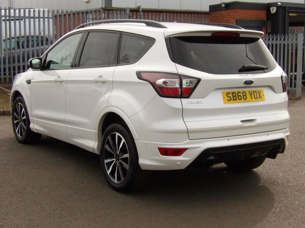 Ford Kuga St-line Tdci SB68YOX White #5