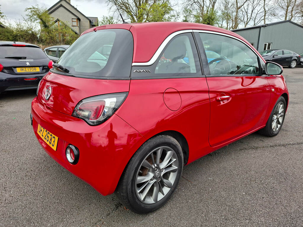 Vauxhall Adam 1.2I Jam UFZ2633 Red #6