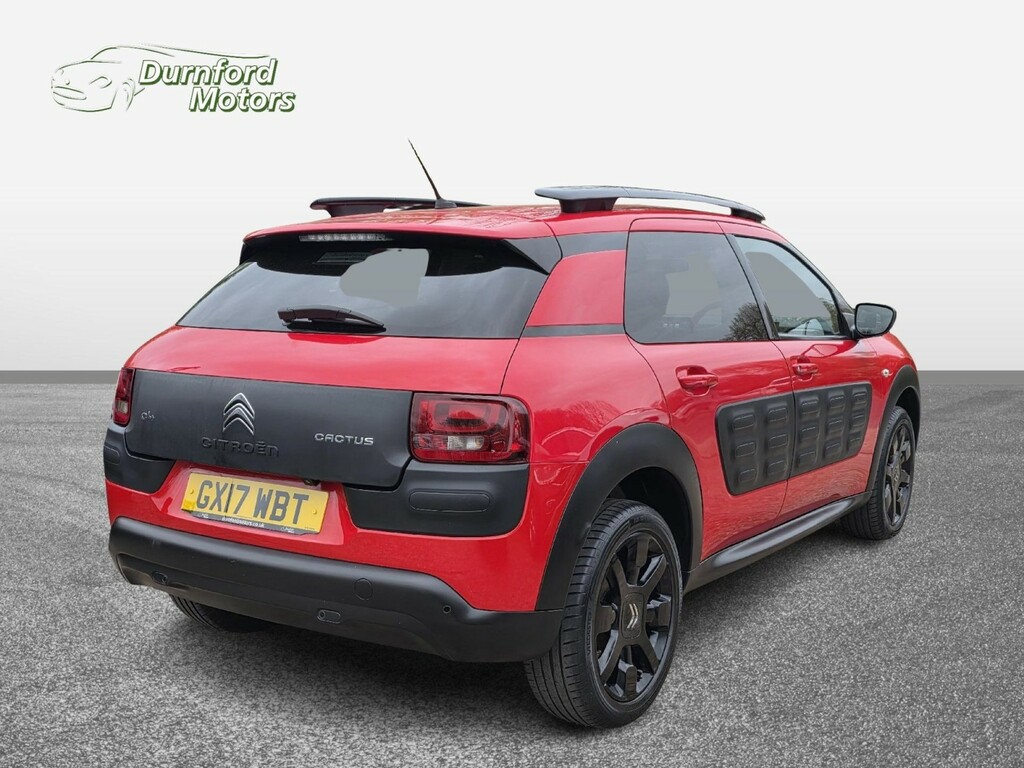 Citroen C4 Cactus Hatchback 1.6 Bluehdi Flair 201717 GX17WBT Red #4
